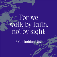 Walk by Faith Linkedin Post