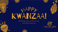 Kwanzaa Mask Facebook Event Cover