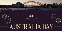 Australia Day Celebration Twitter Post Design