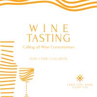 Wine Tasting Event Instagram Post Design