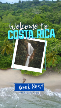 Paradise At Costa Rica YouTube Short Design