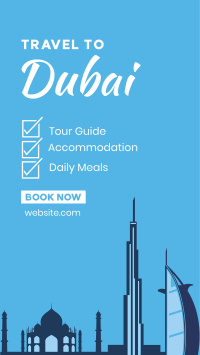 Dubai Travel Package Instagram Story