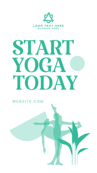 Start Yoga Now Instagram Story