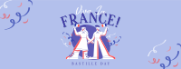 Wave Your Flag this Bastille Day Facebook Cover