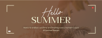 Summer Season Facebook Cover example 1