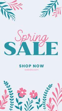 Floral Spring Sale Instagram Story