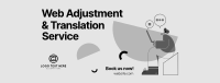 Web Adjustment & Translation Services Facebook Cover