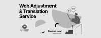 Web Adjustment & Translation Services Facebook Cover Image Preview