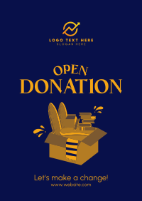 Open Donation Poster