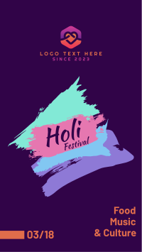 Holi Festival Instagram Story