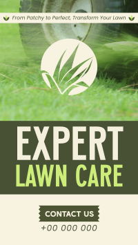 Minimalist Lawn Care Experts Facebook Story