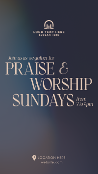 Sunday Worship Facebook Story