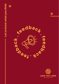 Let Us Know Feedback Flyer