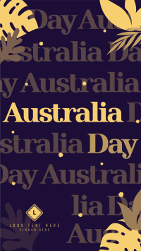 Australia Day Pattern Instagram Story