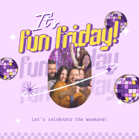 Fun Friday Party Instagram Post