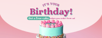 Birthday Cake Promo Facebook Cover