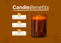 Candle Benefits Postcard