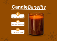 Candle Benefits Postcard Image Preview