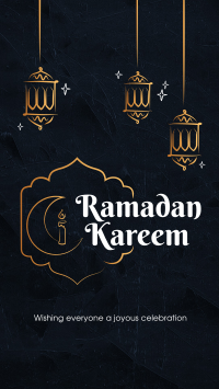 Ramadan Pen Stroke Facebook Story