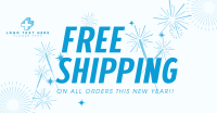 Free Shipping Sparkles Facebook Ad