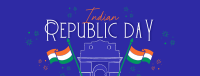 Festive Quirky Republic Day Facebook Cover