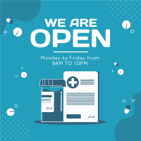 Pharmacy Hours Linkedin Post Design