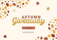 Autumn Mosaic Giveaway Postcard