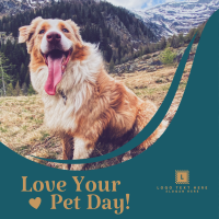 Love Your Pet Day Instagram Post