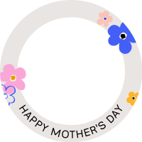 Mother's Day Colorful Flowers LinkedIn Profile Picture