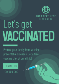 Let's Get Vaccinated Flyer