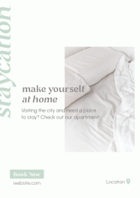 Bed and Breakfast Staycation Poster