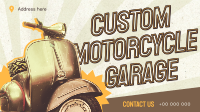 Retro Motor Repair Video Design