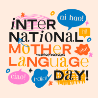 Doodle International Mother Language Day Instagram Post