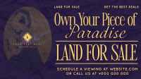 Elegant Land For Sale Facebook Event Cover