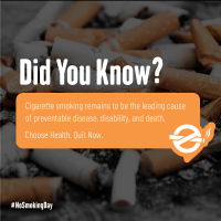 Smoking Facts Linkedin Post