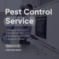 Minimalist Pest Control Linkedin Post