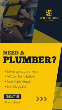 Simple Plumbing Services TikTok Video