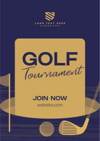 Simple Golf Tournament Flyer