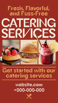 Modern Food Catering Services Instagram Reel