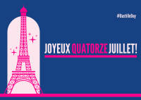 Quatorze Juillet Postcard