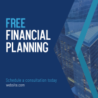 Simple Financial Planning Linkedin Post Design