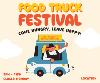 Cute Food Truck  Facebook Post