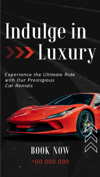 Luxurious Car Rental Service Facebook Story