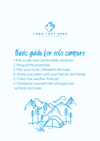 Guide for Solo Campers Poster