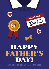 Illustration Father's Day Poster