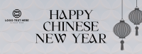 Lantern Chinese New Year Facebook Cover Image Preview