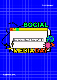 Retro Social Media Flyer