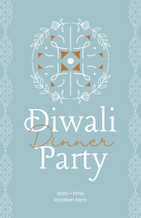 Diwali Lantern Invitation Image Preview