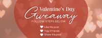 Valentine's Giveaway Facebook Cover Design