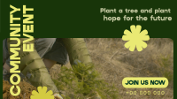 Trees Planting Volunteer Animation